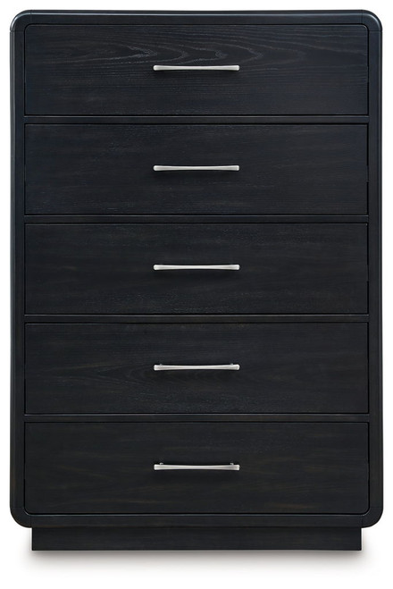 Rowanbeck - Five Drawer Chest - Black