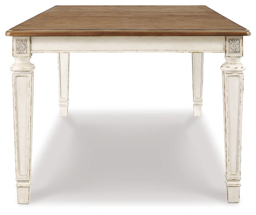 Realyn - Rectangular Dining Room Extension Table - Chipped White
