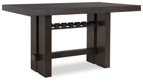 Burkhaus - Rectangular Dining Room Counter Table - Dark Brown