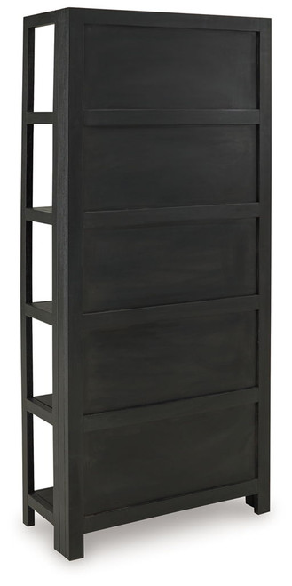 Abyard - Bookcase - Black / Natural