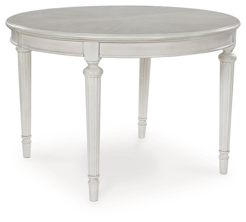 Montelaine - Oval Dining Room Extension Table - Antique White