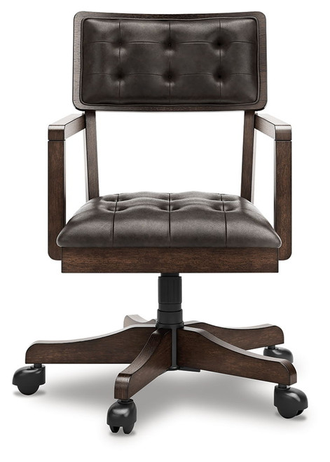 Breckington - Home Office Desk Chair - Dark Brown
