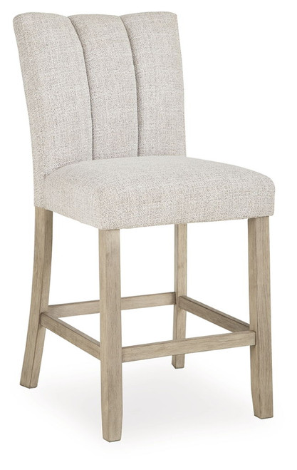 Larawyn - Upholstered Barstool (Set of 2) - Bisque