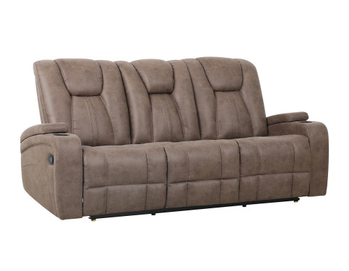 Marlow Sand Manual Reclining Sofa MAR9990TS Steve Silver