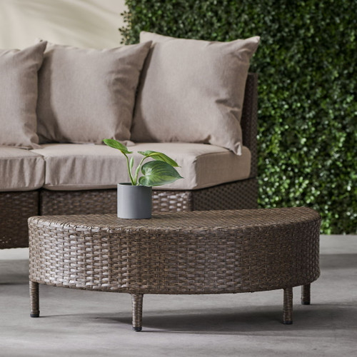 Pt Limon - Outdoor Coffee Table Half Round Design
