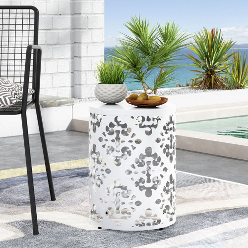 Outdoor Metal Modern Design End Table