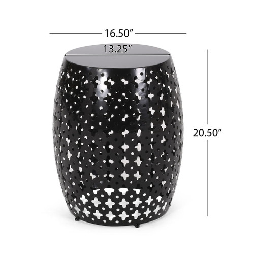 Modern Design, Metal End Table, Large