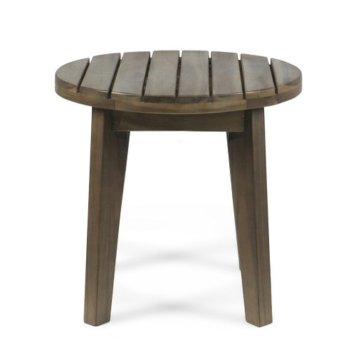 Outdoor Acacia Wood Side Table With Weather Resistance