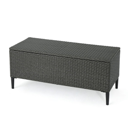 Rupert - Storage Unit Resin Wicker Outdoor