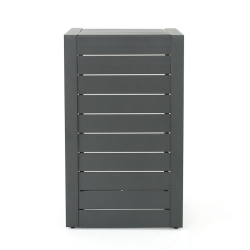 Aluminum Outdoor C - Shaped Side Table For Patio