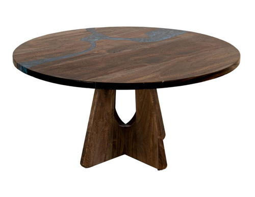 Zaphiro - Round Table - Dark Brown