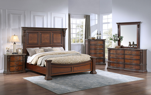 Regency Dark Cherry Bedroom Set 128430 by Generation Trade