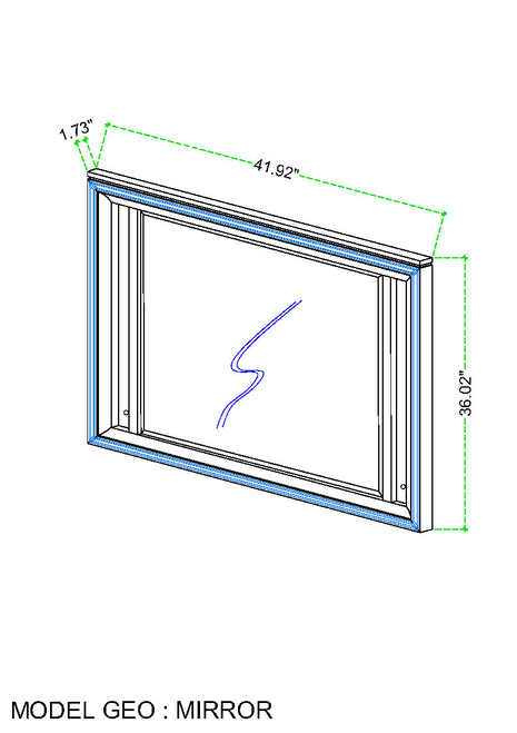 Geo White Bedroom Set