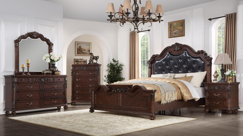 Miriam Upholstered Bedroom Set 195440 by Generation Trade