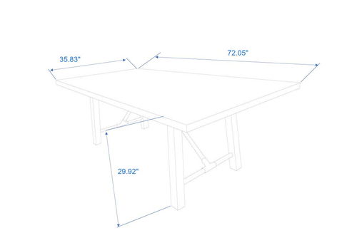 Rustica Caramel Dining Room Set
