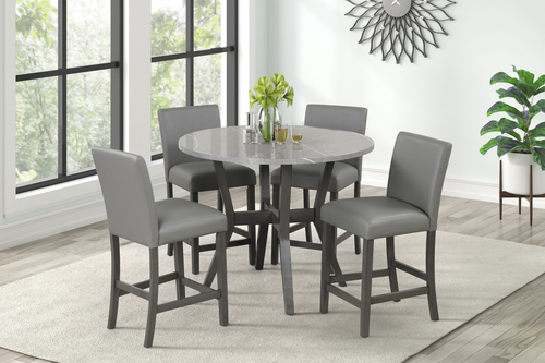 Tribecca Pub Gray Dining Room Set 320021 by Generation Trade