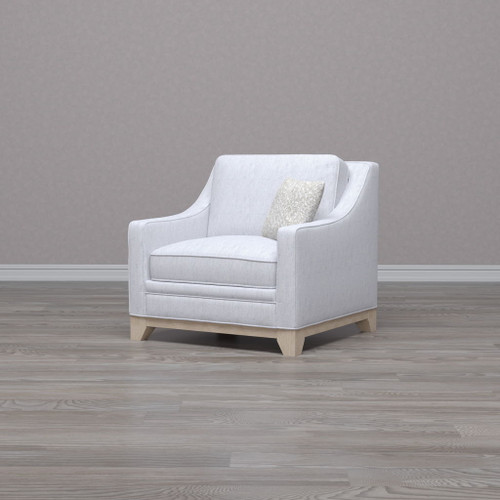 Lounge Chair With Casual Accent - Gray