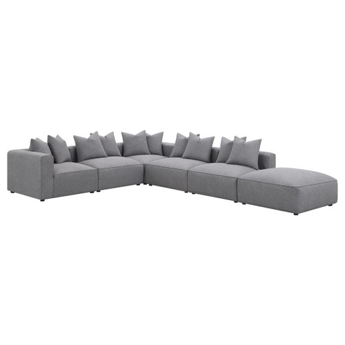 Amherst - Modular Sectional With Cushions - Gray
