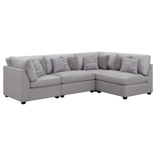 Lafayette - Modular Upholstered Sectional Sofa - Gray