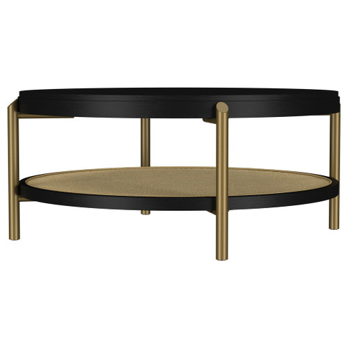 Benson - Round Table With Storage Shelf