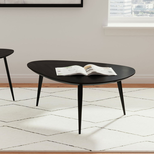 Xander - Triangular Table With Rounded Edges