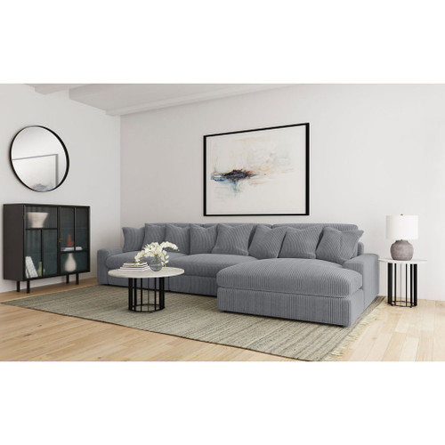Cassidy - Upholstered Sectional Sofa With Reversible Cushions