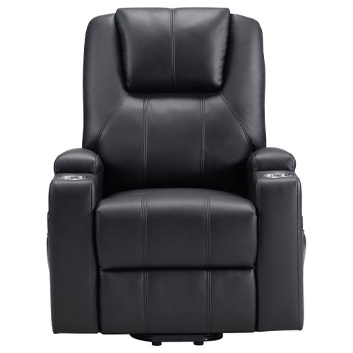 Macklin - Power Lift Massage Recliner With Heat And Dual Cupholders