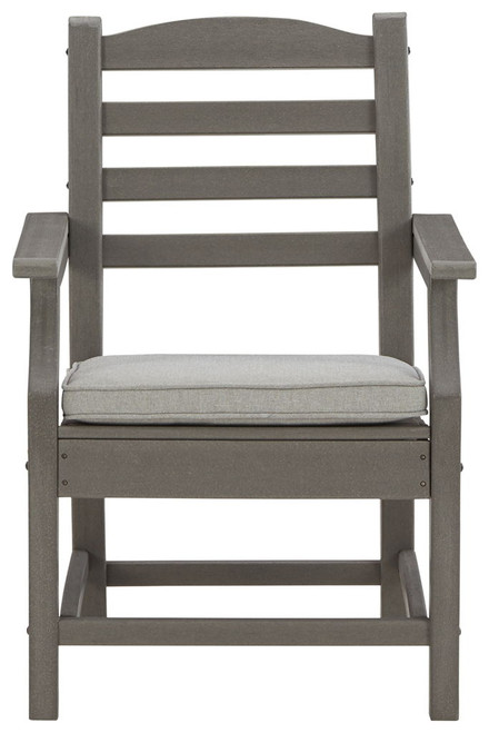 Visola - Arm Chair With Cushion (Set of 2) - Gray
