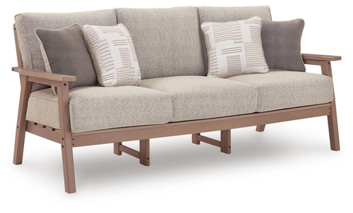 Grover Beach - Sofa With Cushion - Driftwood