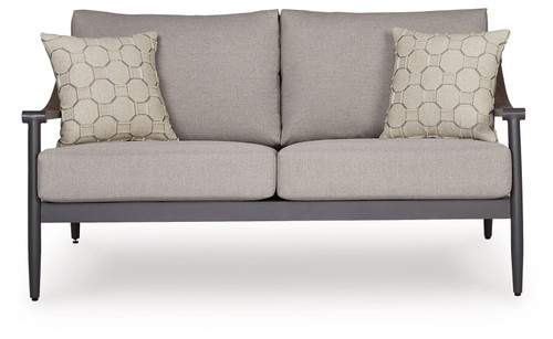 Ocean Beach - Loveseat With Cushion - Gray