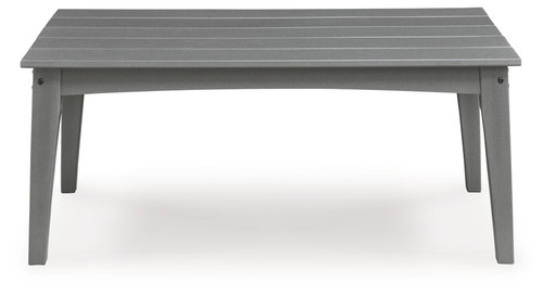 Cove Beach - Rectangular Cocktail Table - Gray