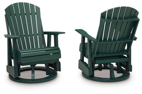 Shell Beach - Swivel Glider Chair - Green
