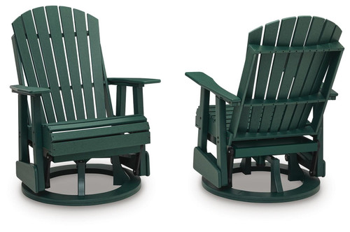 Shell Beach - Swivel Glider Chair - Green