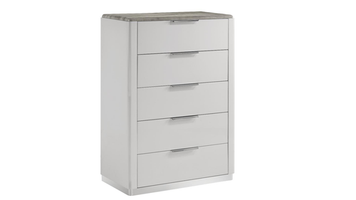 Jazz Bedroom Set Collection In White