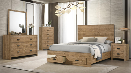 Montana Bedroom Set Collection In Natural by Galaxy Home Furnishings
