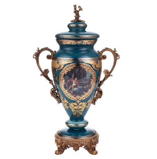 HD-4016S - Urn - Blue / Gold