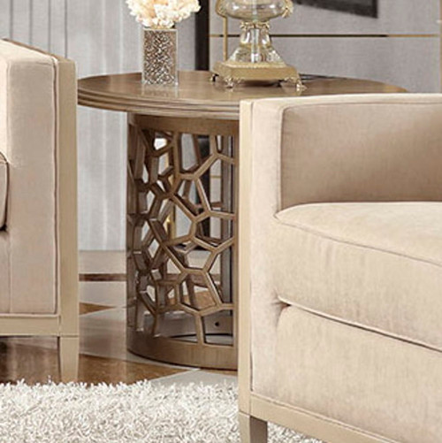 HD-8913C - End Table - Champagne