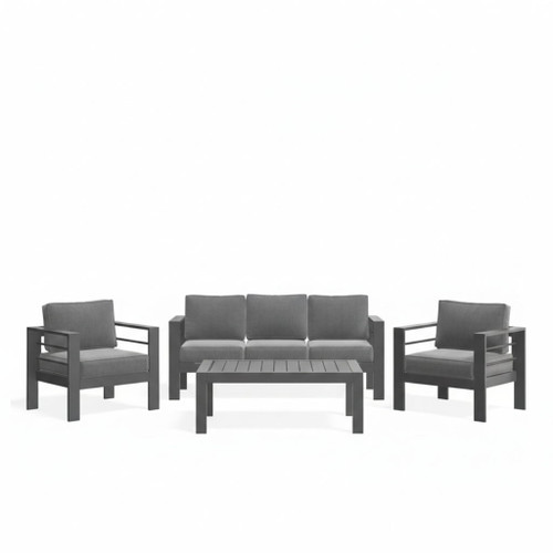 Outdoor Patio Set, All-Weather With Thick Cushions