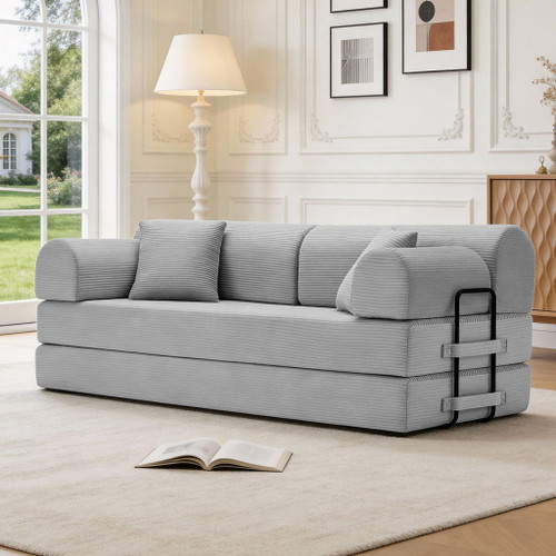 Convertible Sleeper Sofa Bed, Floor Lounge Couch For Living Room