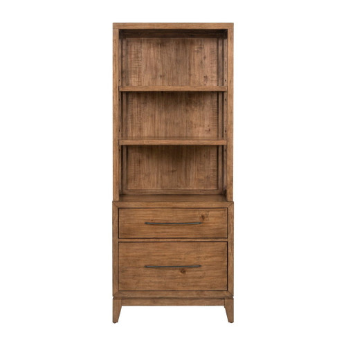 Shaker Lakes - Lateral File Bookcase - Harvest Brown