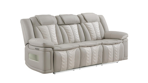 Cruiser Reclining Sofa with Power Headrest and Lumbar Support by Galaxy Home Furnishings