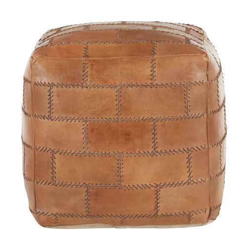 Cobbler - Pouf - Brown Leather