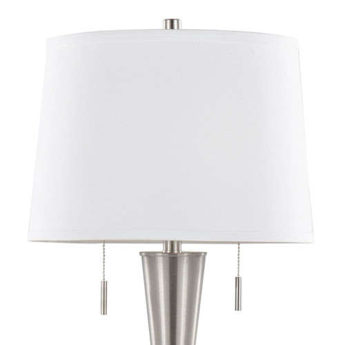 Jules - 30" Metal Table Lamp With USB (Set of 2) - White