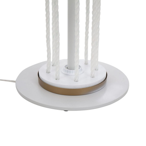 Rope - 62" Floor Lamp - White