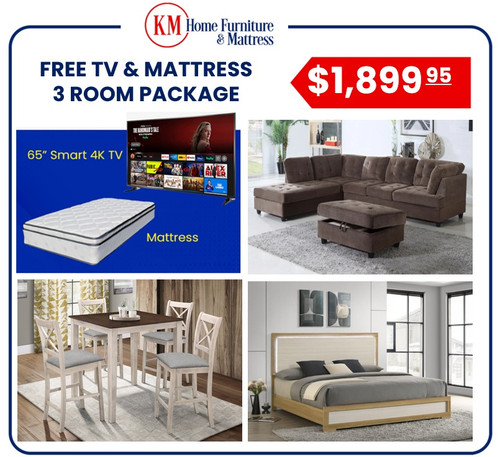Zen 3 Room Packages With Free TV and Mattress