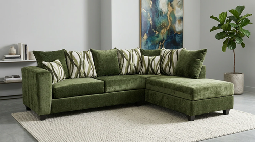 Gia Cactus Sectional in Fabric S300 by New Era Innovations