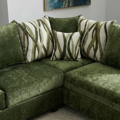 Gia Cactus Sectional in Fabric