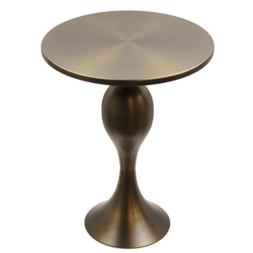 Ashland - 24" Metal Accent Table - Bronze