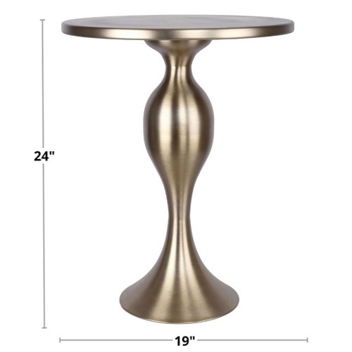 Ashland - 24" Metal Accent Table - Bronze