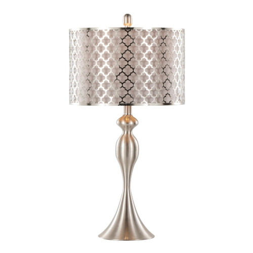 Ashland - 27" Metal Table Lamp (Set of 2) - Brushed Nickel